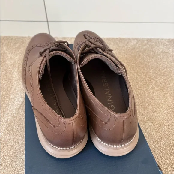 Cole Haan Truffle Wingtip Shoes - Picture 5 of 7